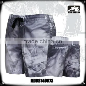 Mens Swimwear With Hot Sex Woman Pictures Brazilian Shorts With Side Pockets thumbnail-1