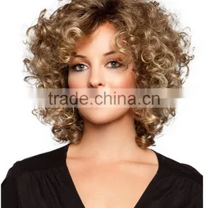 2016 Hot Sale Top Quality Human Hair Full Lace Wig Women Small Wig Explosion Head Cap,Curly Wig Caps thumbnail-2