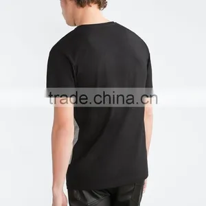 Popular Mixed Fabric Fashion t Shirt Design Block Materials thumbnail-3