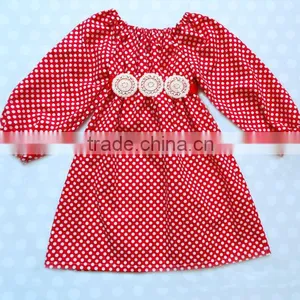 Wholesale Girls Chevron Dress Toddler Girl Dresses Simple Dress For Kids thumbnail-6