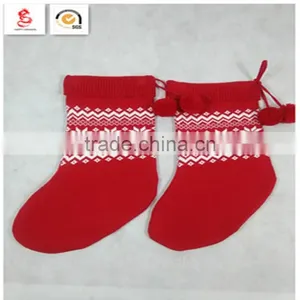 Supplier Christmas Knitted Mini Sock Decoration Mini Christmas Sock Large Knitted Decoartion Christmas Sock thumbnail-1