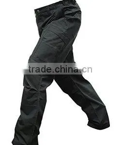 Mens Cargo Combat Work Black Trousers Security Black Pants thumbnail-3