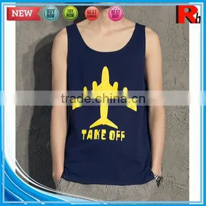 China Custom Wholesale Polyester Screen Printed Women Tank Tops Fancy Ladies Sleeveless Tops Latest Design thumbnail-5