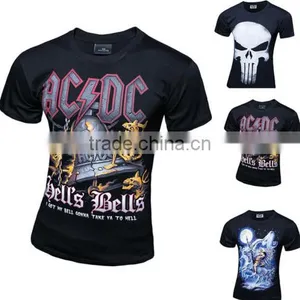 Mens O Neck Fashion Tshirt With Cartoon Pattern thumbnail-3