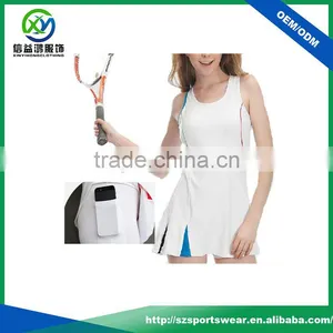 88%nylon+12%lycra Breathable Simple Design Tennis Skirt,golf Skirt thumbnail-1
