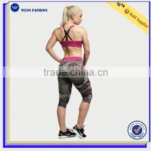 2016 Custom 88%nylon 12%spandex Gym Wear Sexy Yoga Clothes for Women thumbnail-2