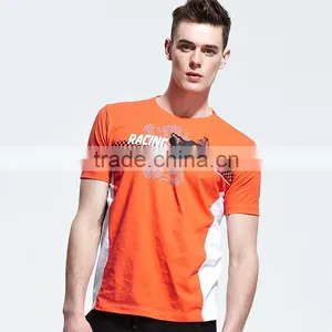 Functional Dry Fit Men Sports T Shirt O-Neck Design thumbnail-1