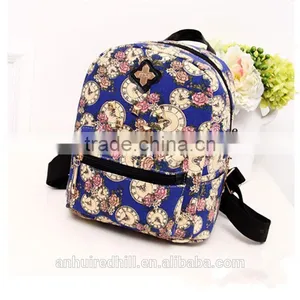 AC01 Canvas Girl School Bag Backpack thumbnail-1