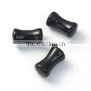 5mm Acrylic Ear Stretcher Expander Bobbin Black Custom Ear Expander thumbnail-3