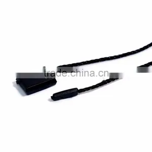Polyester Hang Tag Snap Lock Pin Black 19.5cm(7 5/8") x 0.8cm( 3/8"), 1 Piece thumbnail-2