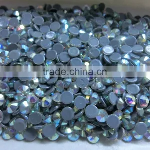 Wholesale AB Color Flat Back Hot Fix Rhinestones Strass thumbnail-2