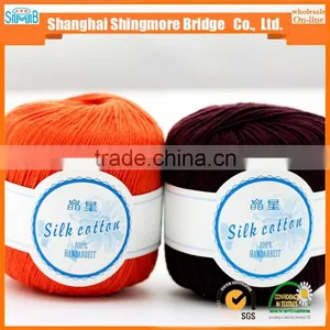 China Eco Friendly Top Wholesale Cotton Acrylic Mixed Yarn for Baby Knitting thumbnail-4
