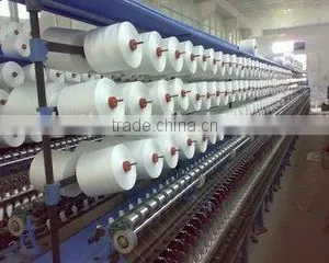 Wuhan Supplier Wholese Raw White Ne 20/2 100 Percent Virgin Polyester Spun Yarn for Kniting thumbnail-5