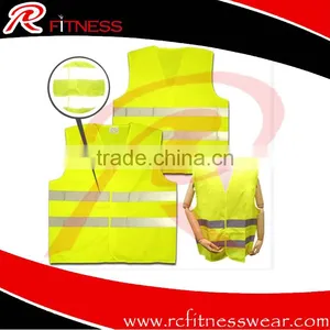 Orange Reflective Vest | Waterproof Reflective Safety Vest For Road Safety Reflecting Vest With Led Light thumbnail-6