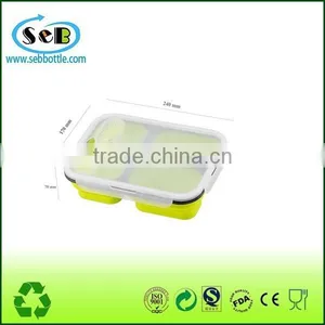 New Collapsible Silicone Lunch Box to Keep Food Fresh thumbnail-3
