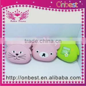 Lovely Cat Ear Silicone Rubber Change/coin Purse thumbnail-1