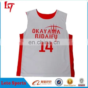 Sleeveless Men's Reversible Sublimation Basketball Uniform /Exclusive Jersey thumbnail-1
