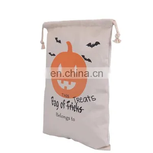 Factory Whloesale Canvas Party Halloween Bags thumbnail-4