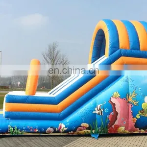 HI Great Quality Pvc Tarpaulin Inflatable Stair Slide Toys, Playground Giant Adult Inflatable Slide thumbnail-4