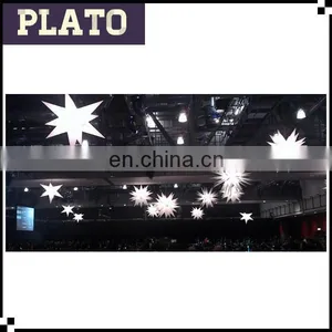 Led Light Strong Style Color Inflatable Star Decoration for Wedding and Party Decoration thumbnail-1