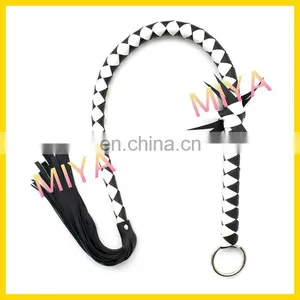 Party Favor Long Leather Whip thumbnail-3