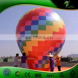 Outdoor Advertisng Giant Inflatable Hot Air Balloon , Colorful Inflatable Ground Balloon With Logo Printing thumbnail-3