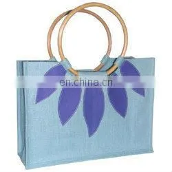 Bamboo Handles Jute Bag,jute Bag Wholesale thumbnail-1