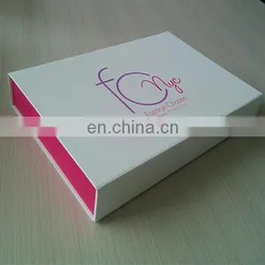 Gift Paper Box Flat Packed Save Space Custom Printed Clothing Packaging Gift Paper Box thumbnail-1
