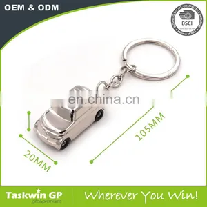 OEM Wholesale Customize Zinc Alloy Shiny 3D Metal Car Keychain thumbnail-3