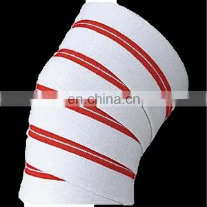 Weightlifting Knee Wraps | Heavy Duty Elastic Knee Wraps thumbnail-1