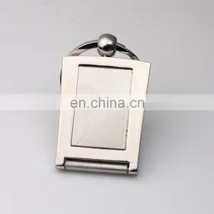 Metal Custom Logo Photo Frame Keychain thumbnail-3