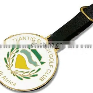 Engraved Logo Iron Metal Baggage Tag thumbnail-1