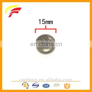 ODM Zinc Alloy Metal Custom Snap Button With Emboss Logo thumbnail-3