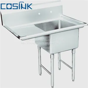 201 304 1 Compartment Stainless Steel Commercial Sink thumbnail-2
