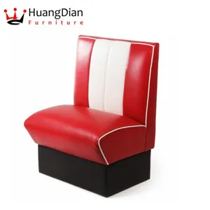 PU Leather Seating Restaurant Sofa Booth Dining Furniture (HD641) thumbnail-3