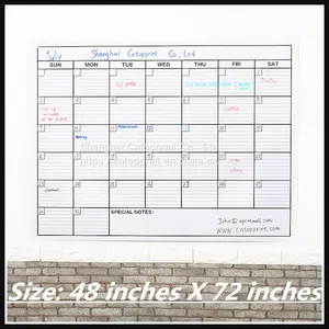 Custom Dry Erase Monthly Yearly Wall Calendar Planner With Stainproof Technology thumbnail-2