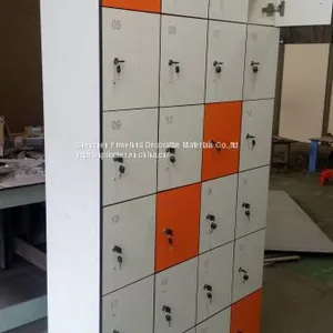Fireproof Decorative Electronic Luggage Storage Hpl Compact Laminate Locker thumbnail-1