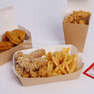 Fish and Potato Chips Paper Packaging Fast Food Box thumbnail-1