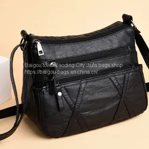 2019 Stonewash Handbag Wash Lady Bag Black Lady Sling Bag thumbnail-3