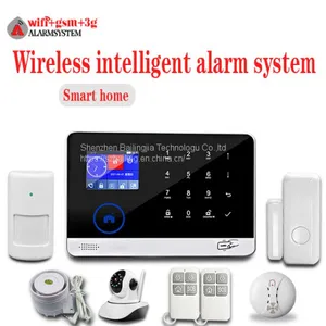 WIFI GSM Alarm System With 8 Kind of Language TFT Touch Screen 3G Security Alarm Android IOS App Support WIFI IP Camera thumbnail-2