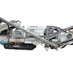 Tracked Mobile Crusher Crawler Mobile Crusher Industrial Mobile Crushing Equipment China thumbnail-2