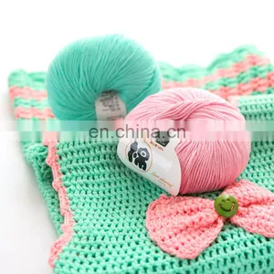 Wuge High Standard Beautiful Cotton Yarn for Hand Knitting thumbnail-3