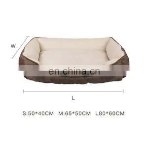 Wholesale Washable High Quality Custom Insert Designer Luxury Large Big Bunk Doggie Bedding Pet Dog Bed For Dog Pet thumbnail-4