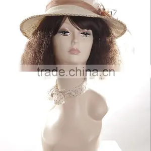 Fiberglass Female Head Mannequin Realistic Head Manikin Cheap Model H1032 thumbnail-1