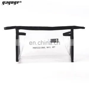 Hot Popular Clear PVC Transparent Cosmetic Bag Nail Salon Use Gel Polish Package Private Label Oem thumbnail-5