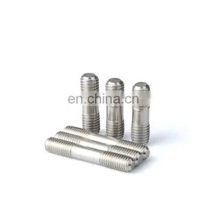 ASME ANSI Standard 1/2 5/8 All Thread Rod Double Ended Screw Bolt Double-thread Bolt m6 50mm thumbnail-1