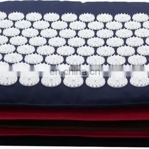 Shakti Yoga Mat for Back Massage Round White Button Fixed Without Glue Acupressure Mat thumbnail-3