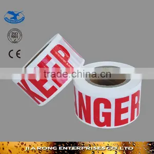 Free Sample Available Non Adhesive Danger Keep PE Barrier Tape OP013-5 thumbnail-1