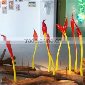 Decorative Murano Glass Flower Sculpture thumbnail-1