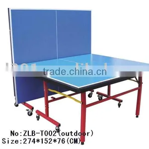 International Standard Foldable Table Tennis Table thumbnail-1